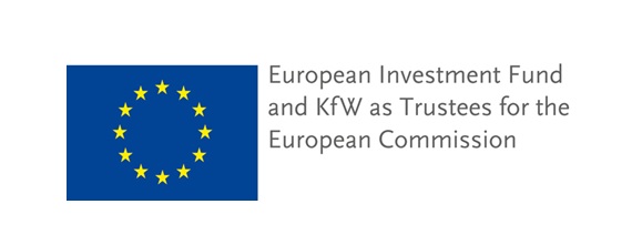 Logo for European Investment Fund and KfW as Trustees for the European Commission