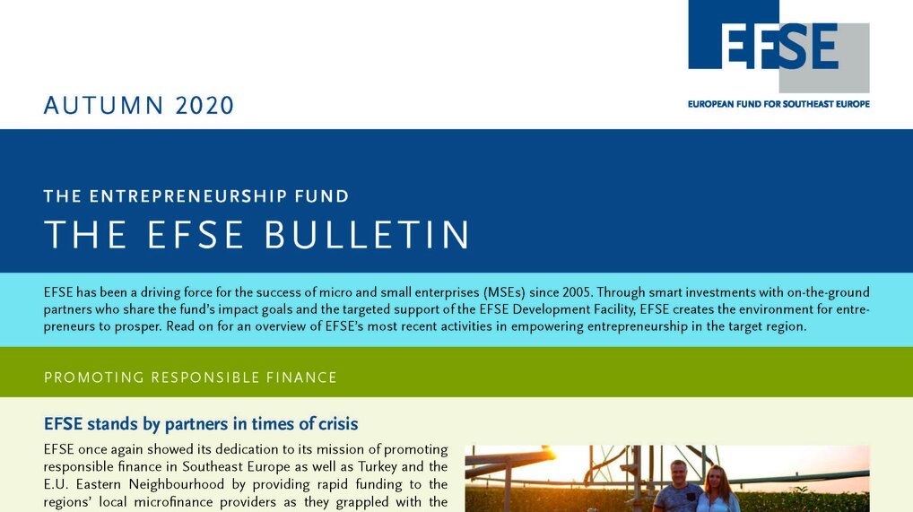 EFSE Bulletin: Autumn 2020